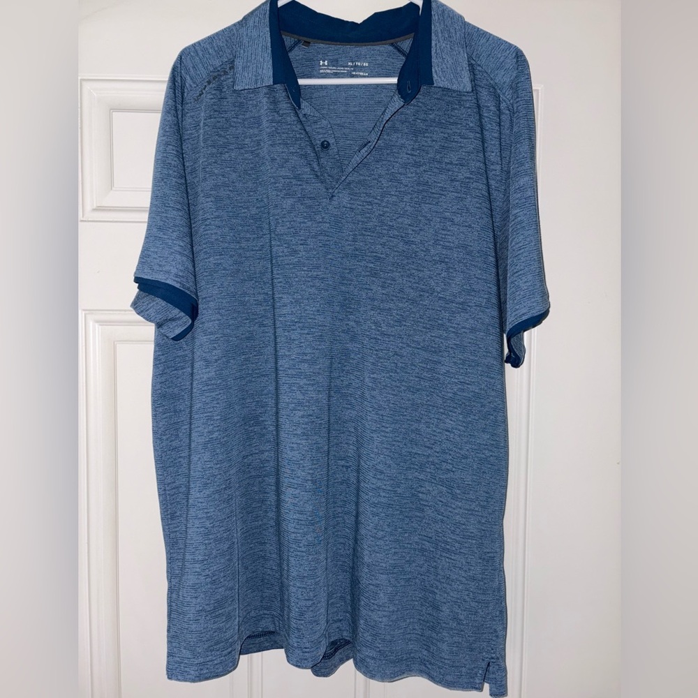 Men’s Under Armour Blue Polo Shirt with Relaxed Fit